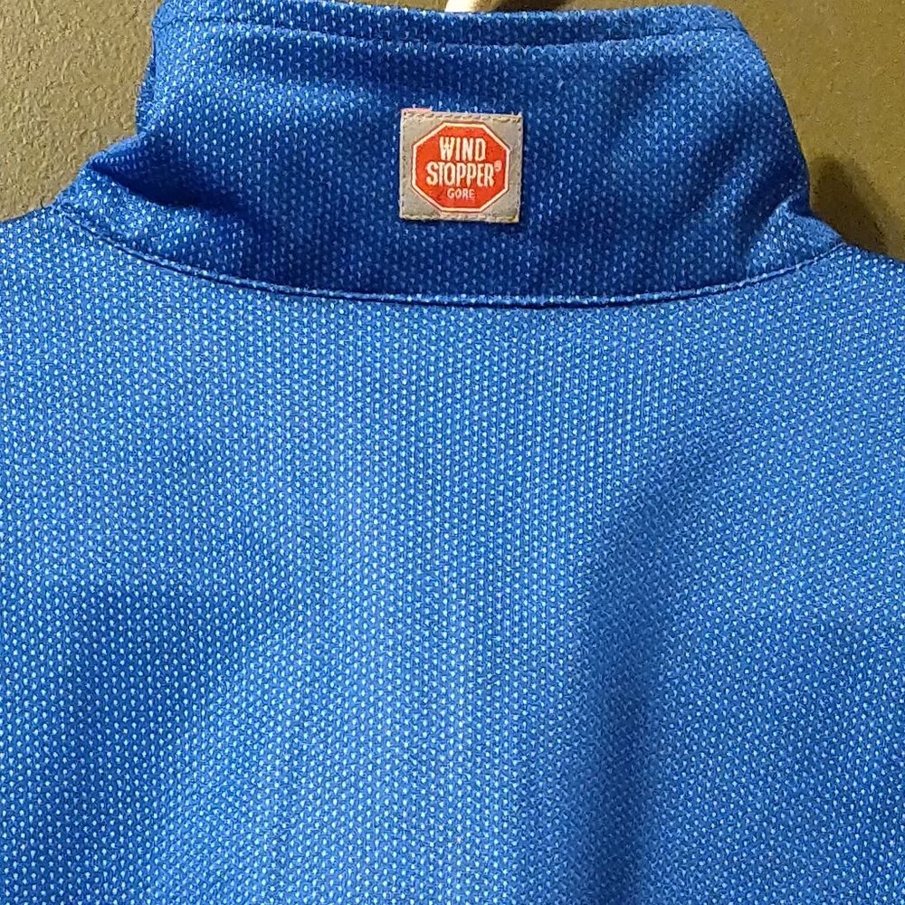LL Bean Vintage Wind Stopper Gore 1/2 Zip Pullover LARGE